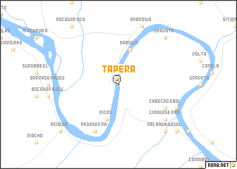 map of Tapera