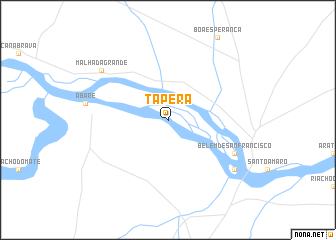 map of Tapera