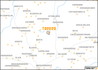 map of Tapera