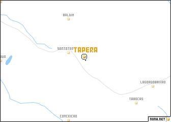 map of Tapera