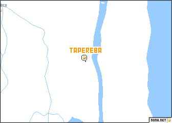 map of Taperebá