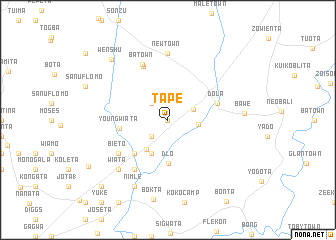 map of Tape