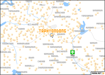 map of T\