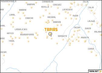 map of Tapias