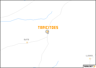map of Tapicitoes