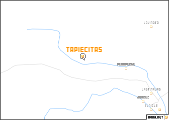 map of Tapiecitas