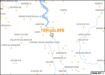 map of Tapijulapa