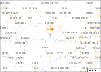 map of Tapīk