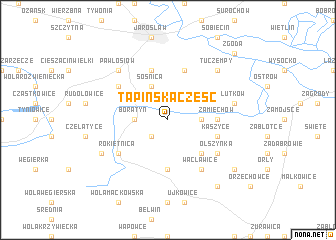 map of Tapińska Część