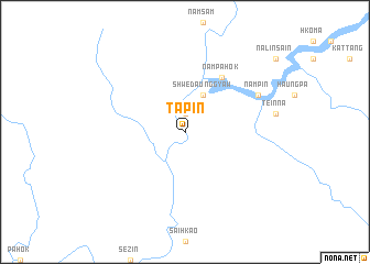 map of Tapin