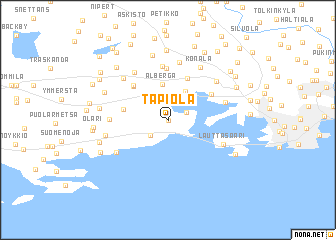 map of Tapiola