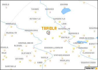 map of Tapiola