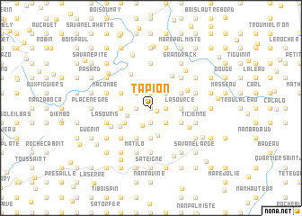 map of Tapion