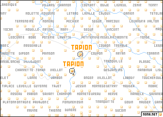 map of Tapion