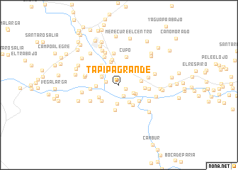 map of Tapipa Grande