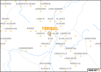 map of Tapiquil