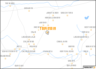 map of Tapiraim