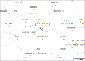 map of Tapiraípe