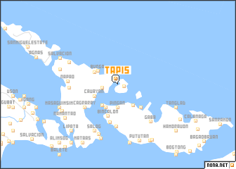 map of Tapis