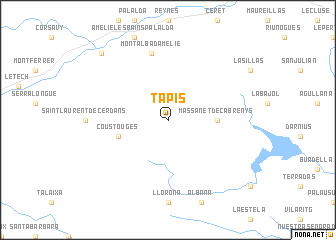map of Tapis
