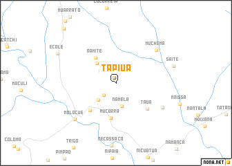 map of Tápiua