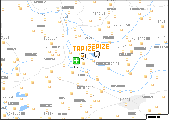 map of Tapizë