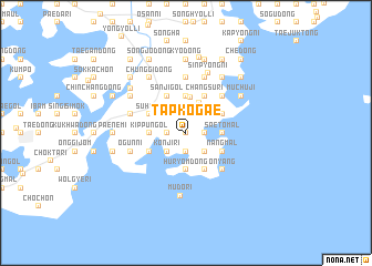 map of T\