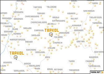 map of T\