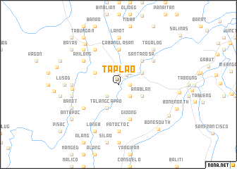 map of Taplao