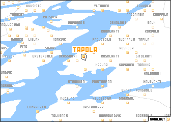 map of Tapola