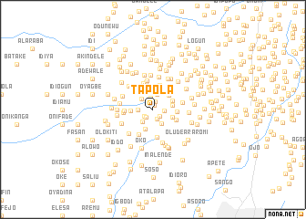 map of Tapola