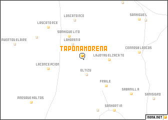 map of Tapona Morena