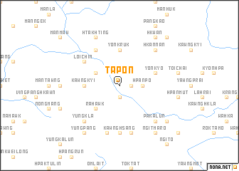 map of Ta-pon