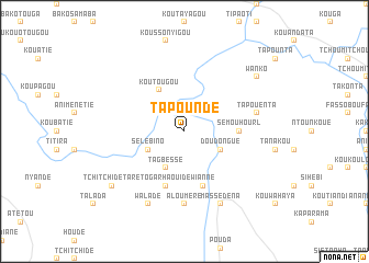 map of Tapoundé