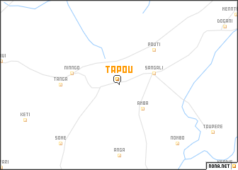 map of Tapou