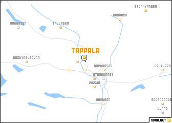 map of Tappäla