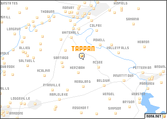 map of Tappan