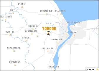 map of Tappan