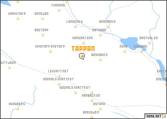 map of Täppan