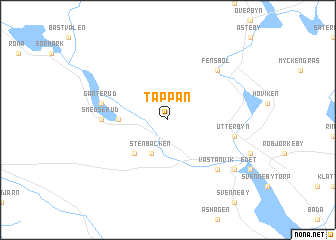 map of Täppan