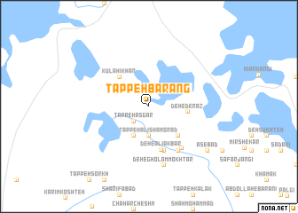 map of Tappeh Barang