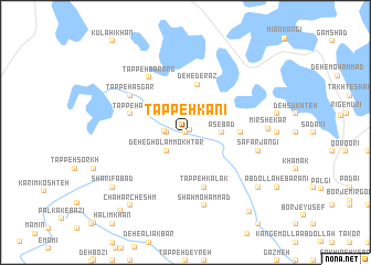 map of Tappeh Kanī