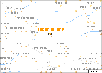 map of Tappeh Khvor