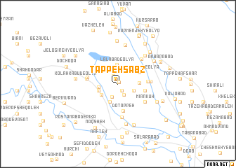 map of Tappeh Sabz