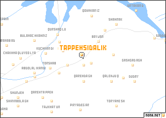 map of Tappehsī Dalīk