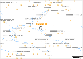 map of Tappeh