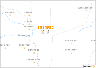 map of Tapso