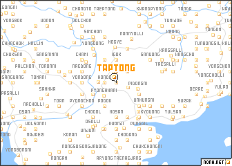 map of T\