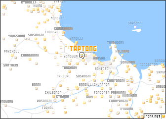 map of T\
