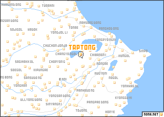 map of T\